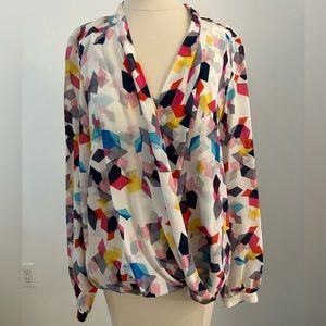 Trina Turk silk multicolor blouse/top